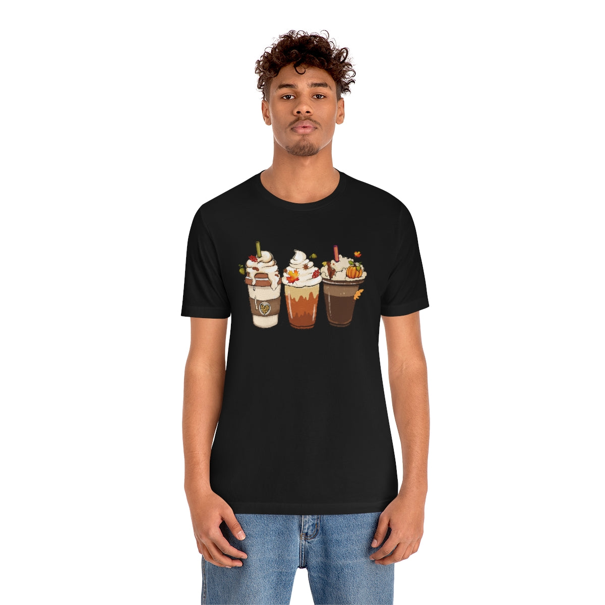 Fall Coffee Lover Unisex Jersey Short Sleeve Tee