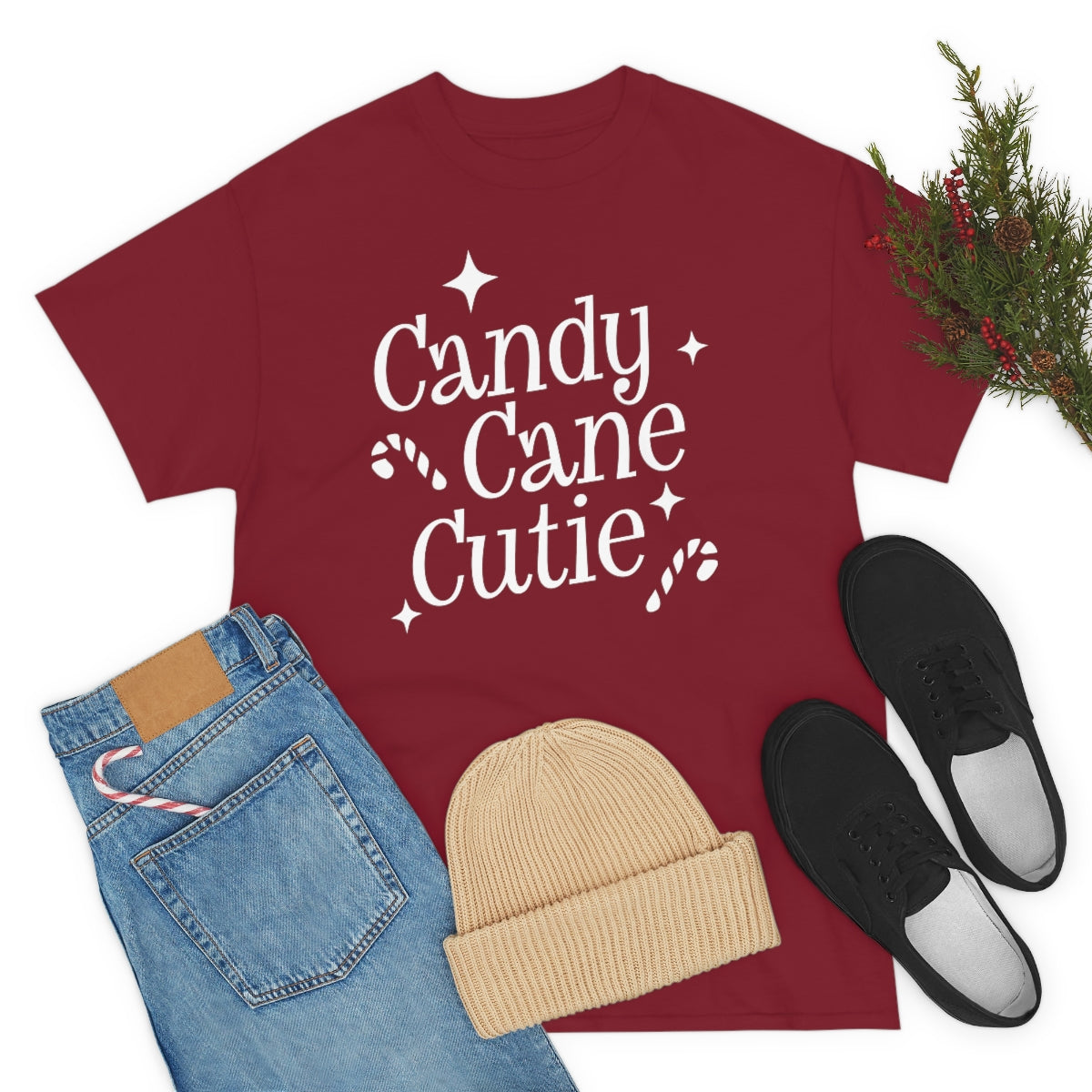 Candy Cane Cutie T Shirt, Candy Cane Shirt, Christmas Shirt, Christmas Tee, Gifts for Women, Christmas Gifts for Women