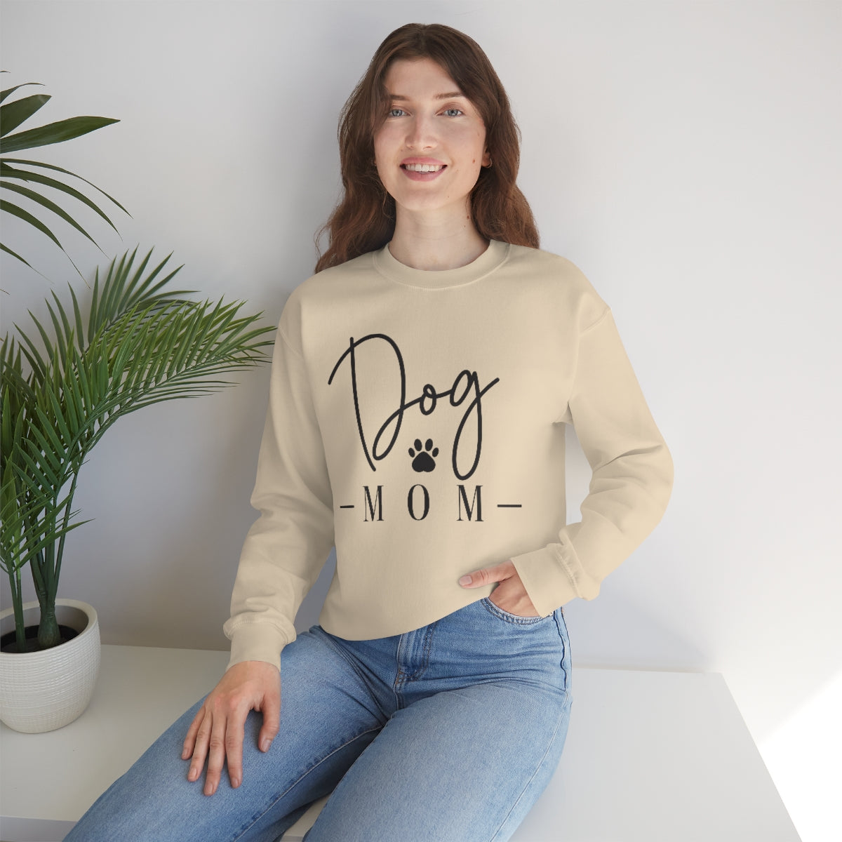 Dog Mom Sweatshirt, Women's Adult Sweatshirt, Dog Mom Shirt, Dog Mom Gift, Dog Mom Shirt for Women, Unisex