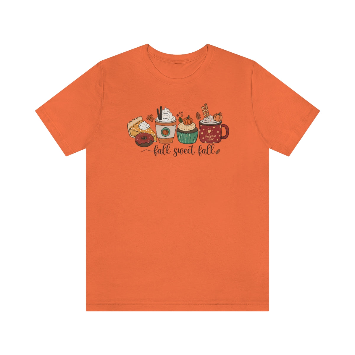 Fall Sweet Fall Coffee Lover Unisex Jersey Short Sleeve Tee