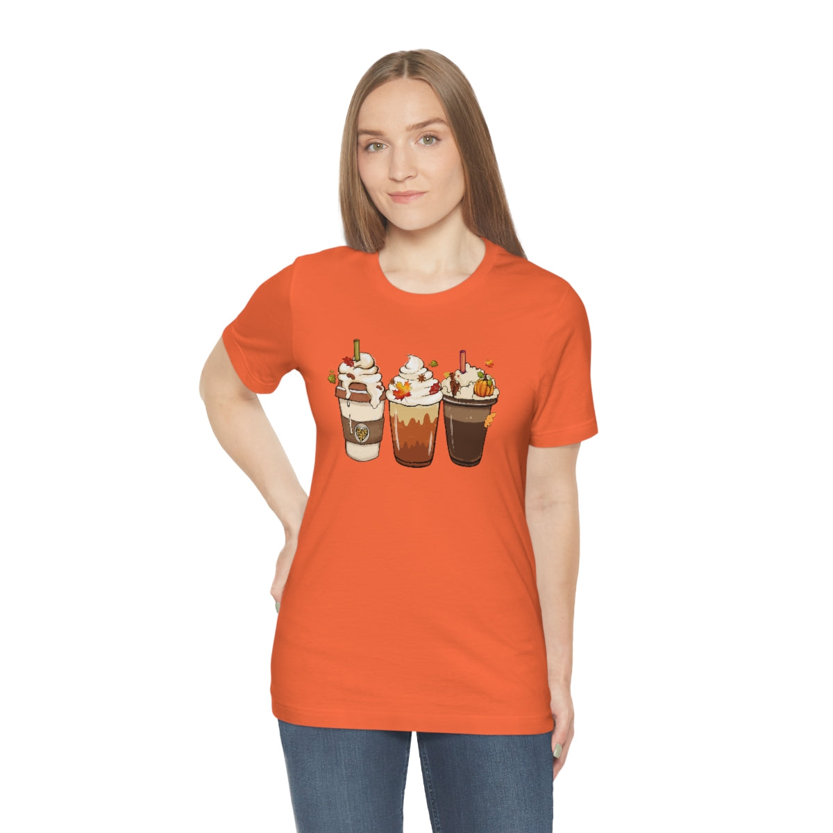 Fall Coffee Lover Unisex Jersey Short Sleeve Tee