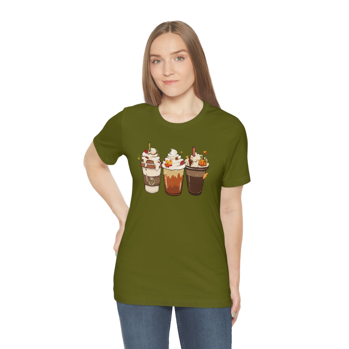 Fall Coffee Lover Unisex Jersey Short Sleeve Tee