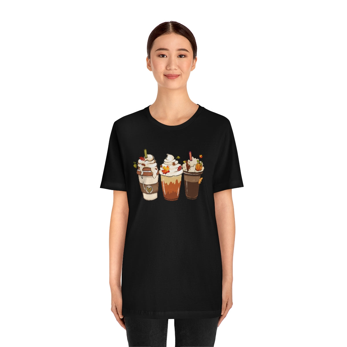 Fall Coffee Lover Unisex Jersey Short Sleeve Tee