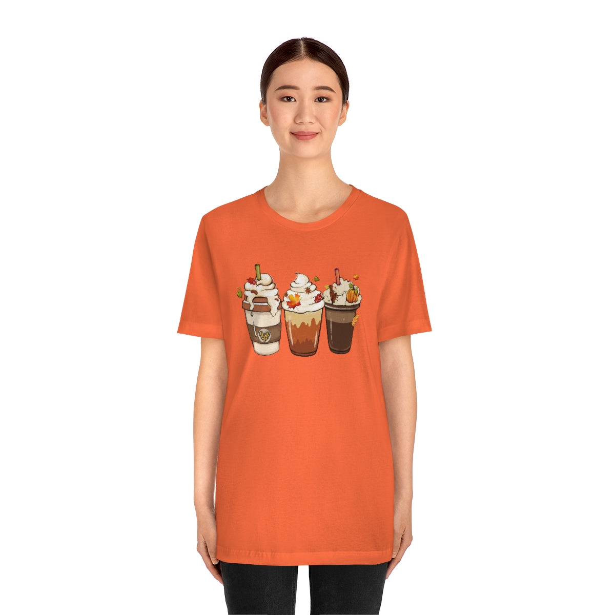 Fall Coffee Lover Unisex Jersey Short Sleeve Tee