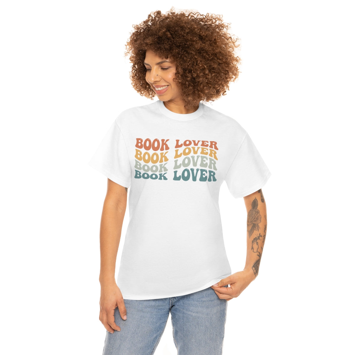 Book Lover Unisex Heavy Cotton Tee Gift Idea
