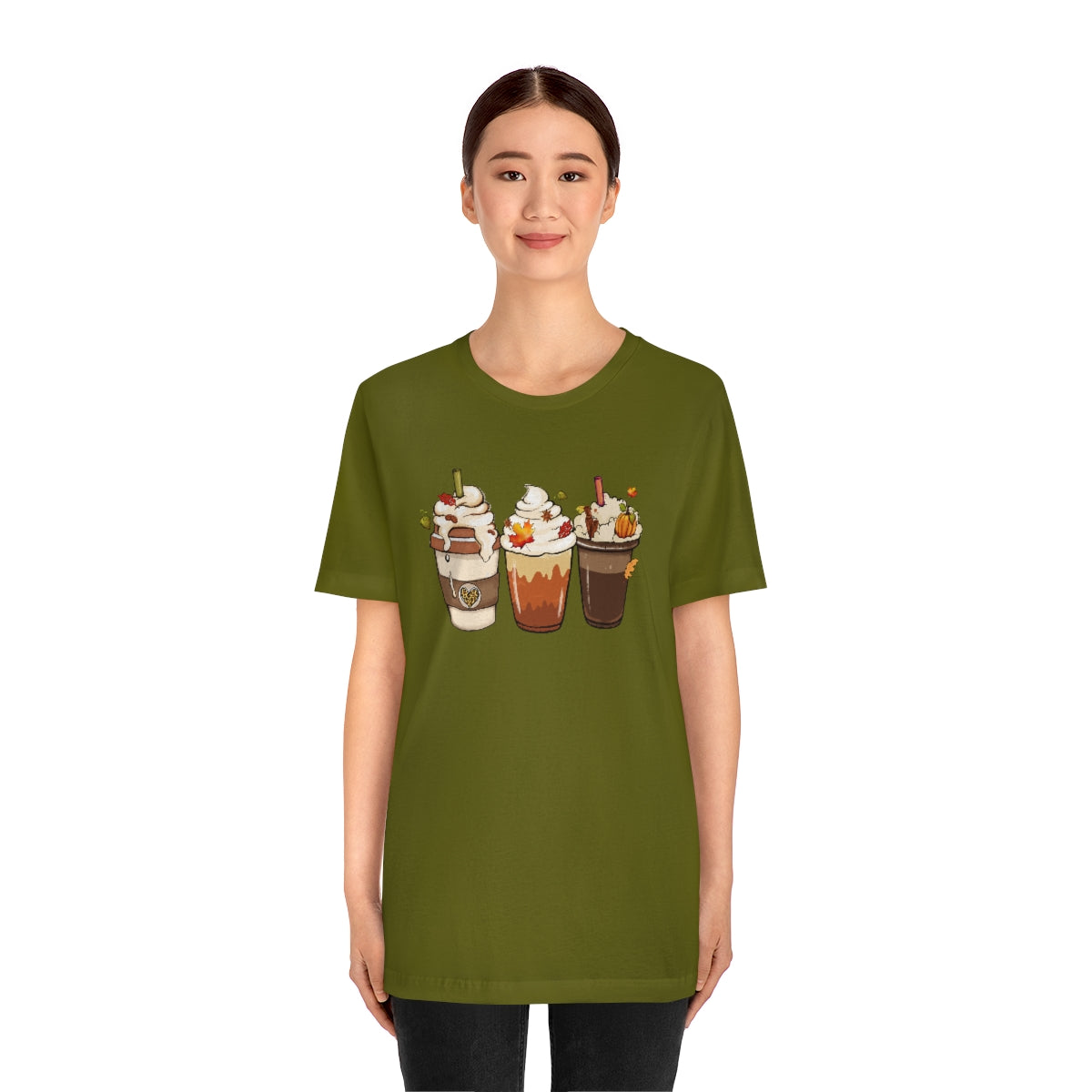 Fall Coffee Lover Unisex Jersey Short Sleeve Tee