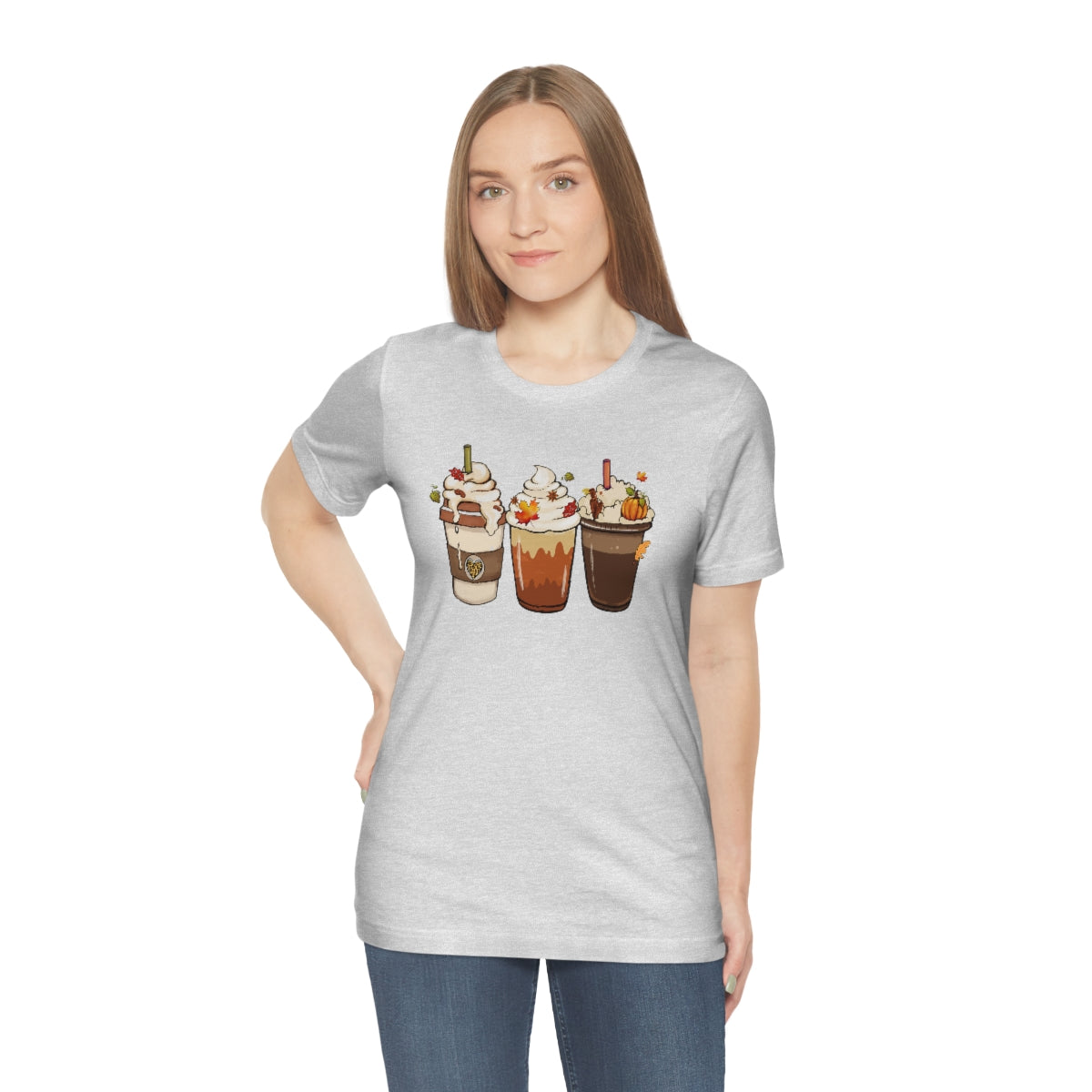 Fall Coffee Lover Unisex Jersey Short Sleeve Tee