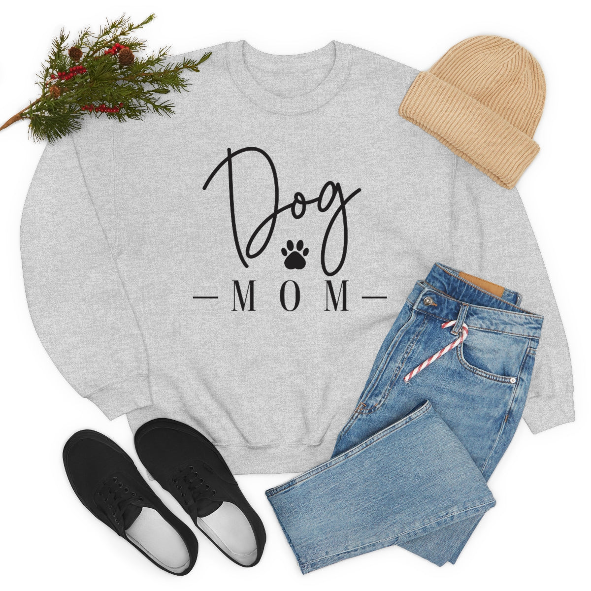 Dog Mom Sweatshirt, Women's Adult Sweatshirt, Dog Mom Shirt, Dog Mom Gift, Dog Mom Shirt for Women, Unisex