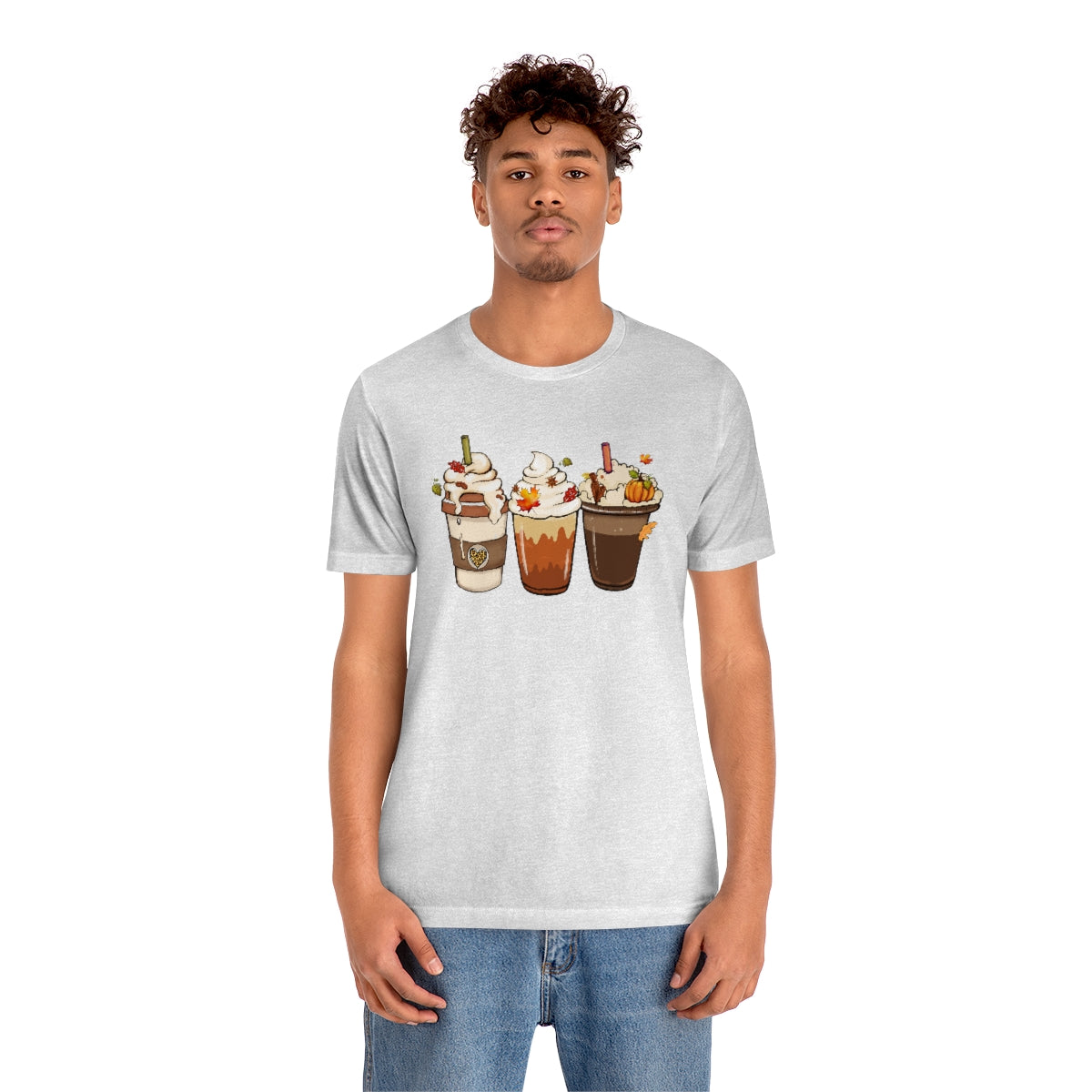 Fall Coffee Lover Unisex Jersey Short Sleeve Tee