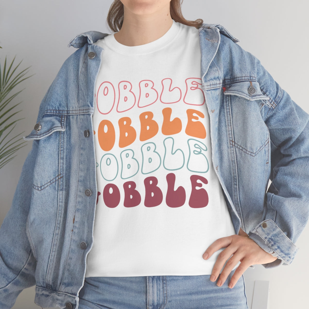 Gobble Gobble Thanksgiving Shirt, Thanksgiving Tee, Thanksgiving, Retro Shirt, Groovy Text Shirt, Gifts for Anyone
