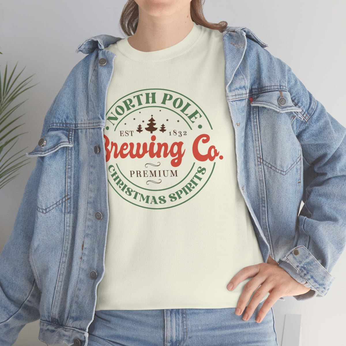 North Pole Brewing, Christmas Tee, X-mas TShirt, Unisex, Holiday Tee, Gift for Her, Gift for Him, Cute Shirt, Christmas, Holiday