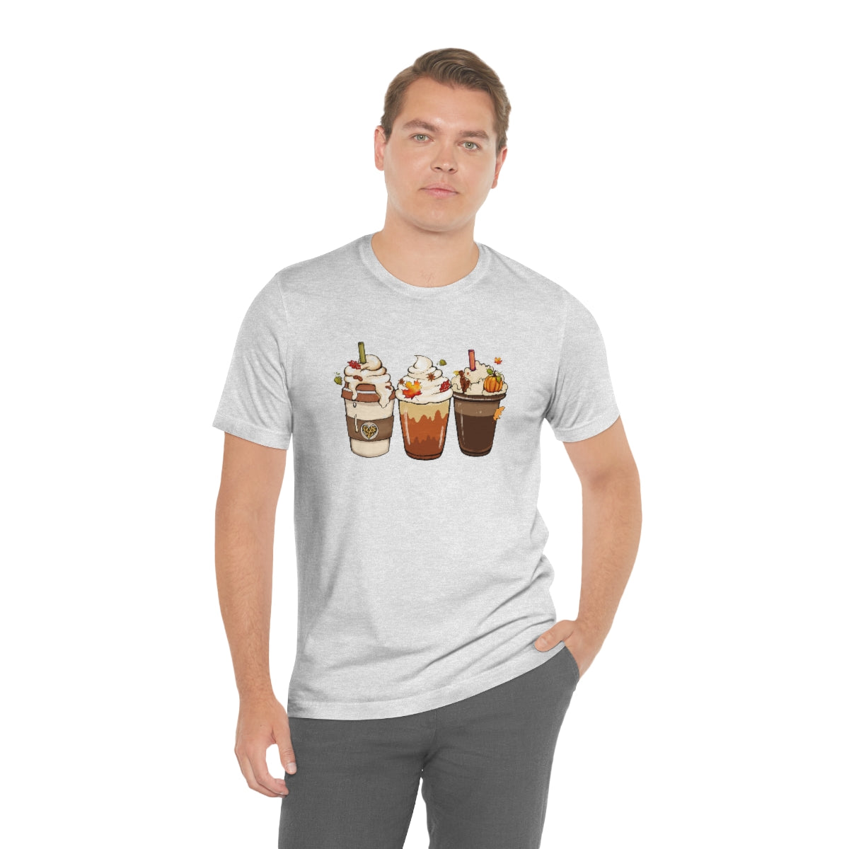 Fall Coffee Lover Unisex Jersey Short Sleeve Tee