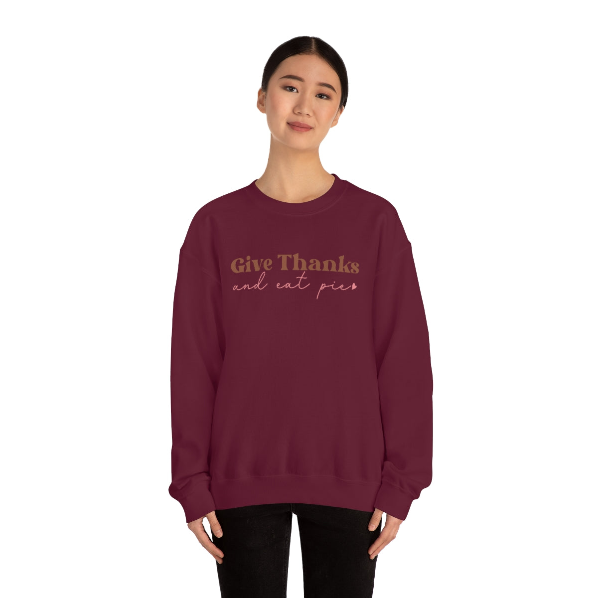 Give Thanks, Women's Sweatshirt, Thanksgiving Gifts, Gifts for Women, Give Thanks Sweatshirt, Thanksgiving Shirt