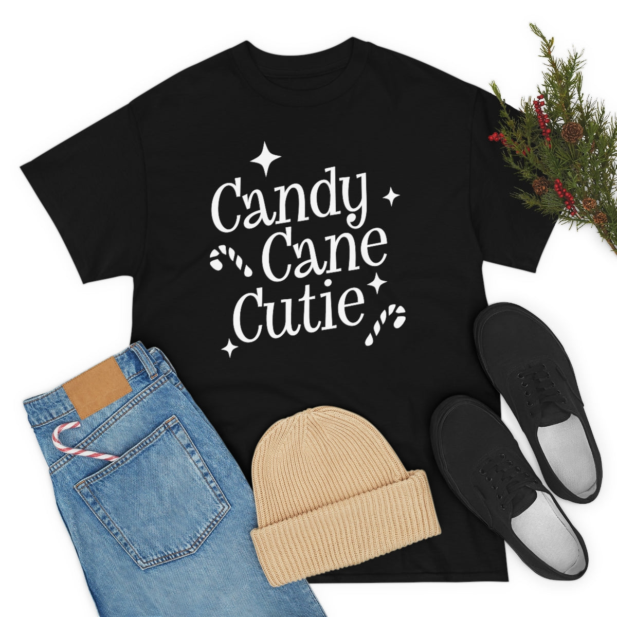 Candy Cane Cutie T Shirt, Candy Cane Shirt, Christmas Shirt, Christmas Tee, Gifts for Women, Christmas Gifts for Women
