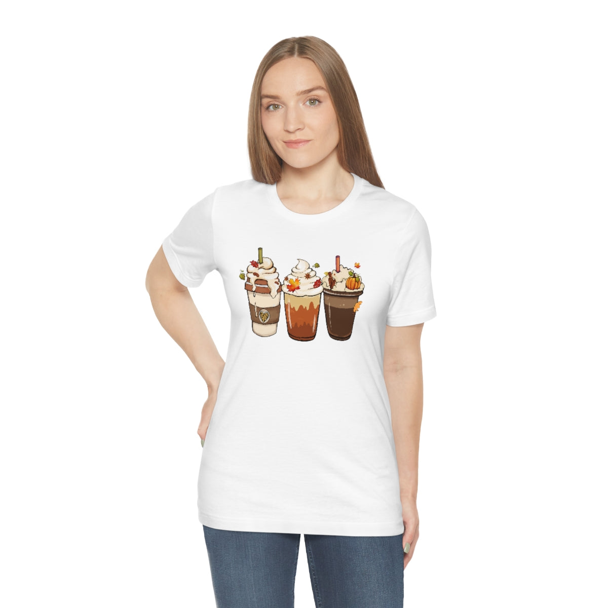Fall Coffee Lover Unisex Jersey Short Sleeve Tee