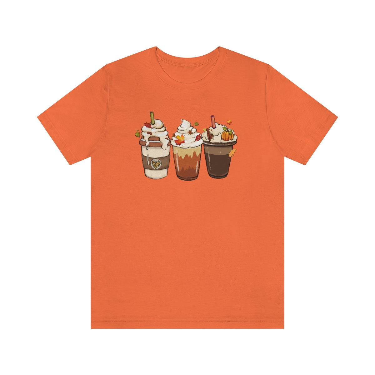 Fall Coffee Lover Unisex Jersey Short Sleeve Tee
