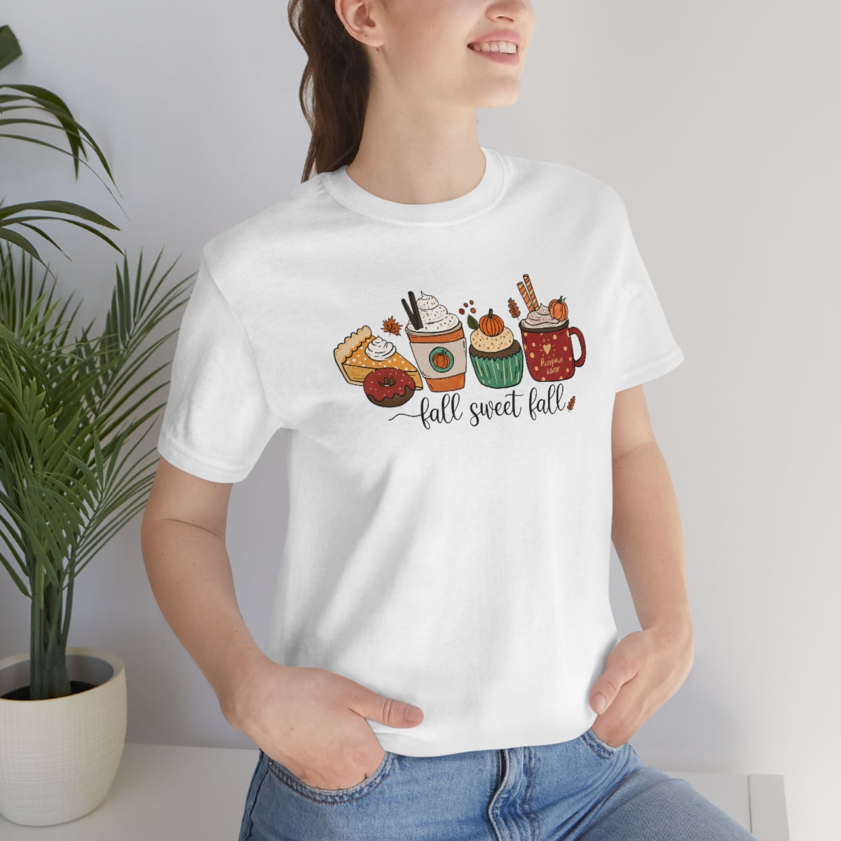 Fall Sweet Fall Coffee Lover Unisex Jersey Short Sleeve Tee