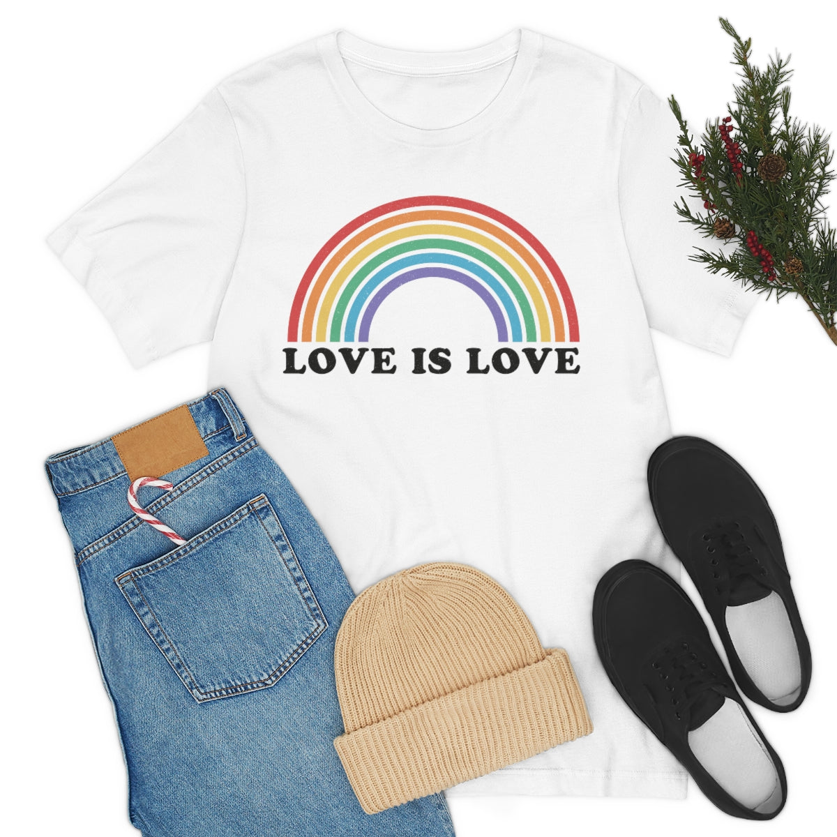 Love is Love, Pride T-Shirt, Trendy Tee, Gay Pride, Pride Tee, Pride, Gay, Love Tee, Gift for them, Gift for Her, Gift for Him