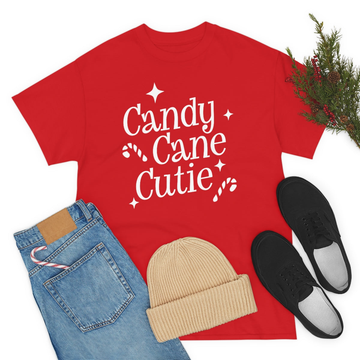 Candy Cane Cutie T Shirt, Candy Cane Shirt, Christmas Shirt, Christmas Tee, Gifts for Women, Christmas Gifts for Women