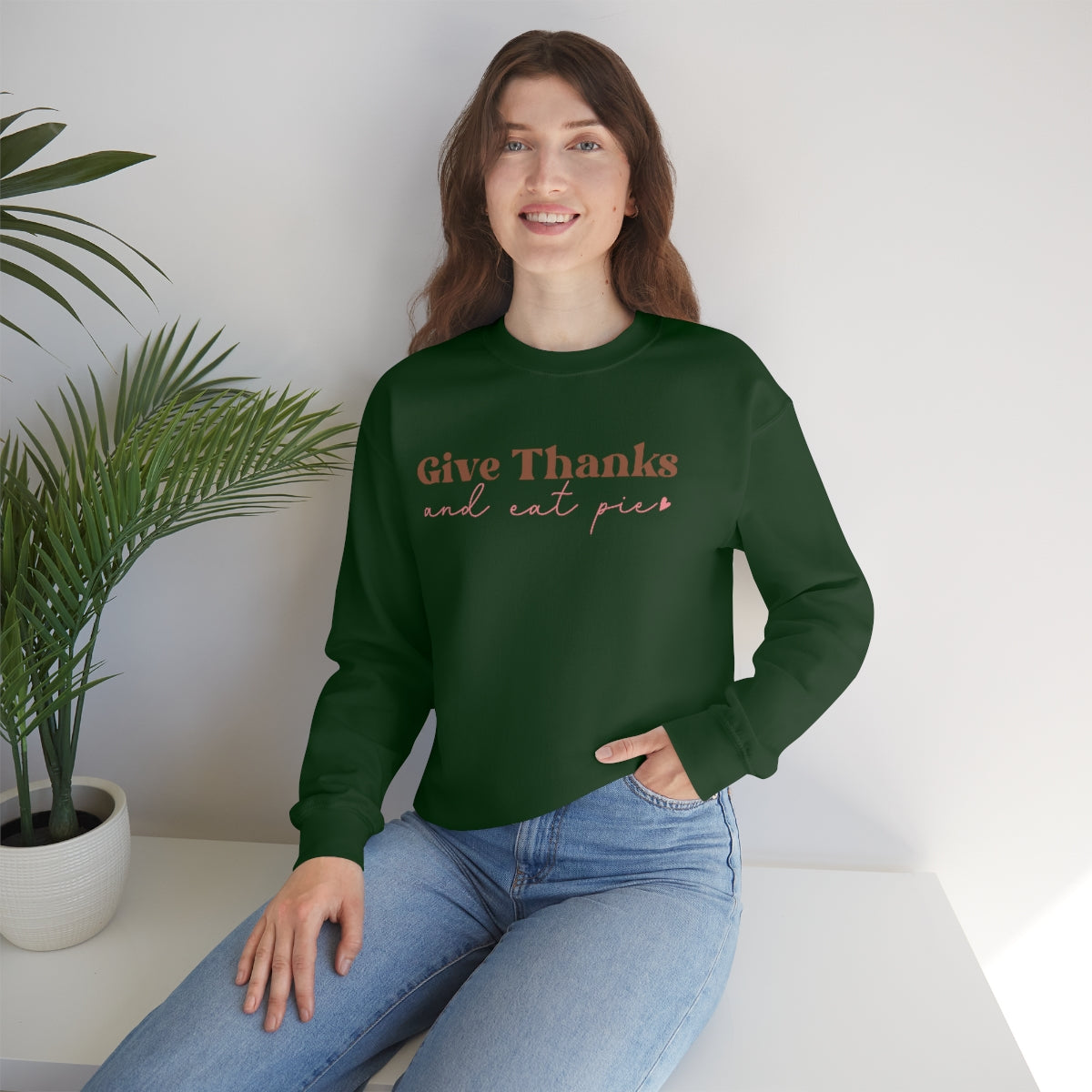 Give Thanks, Women's Sweatshirt, Thanksgiving Gifts, Gifts for Women, Give Thanks Sweatshirt, Thanksgiving Shirt