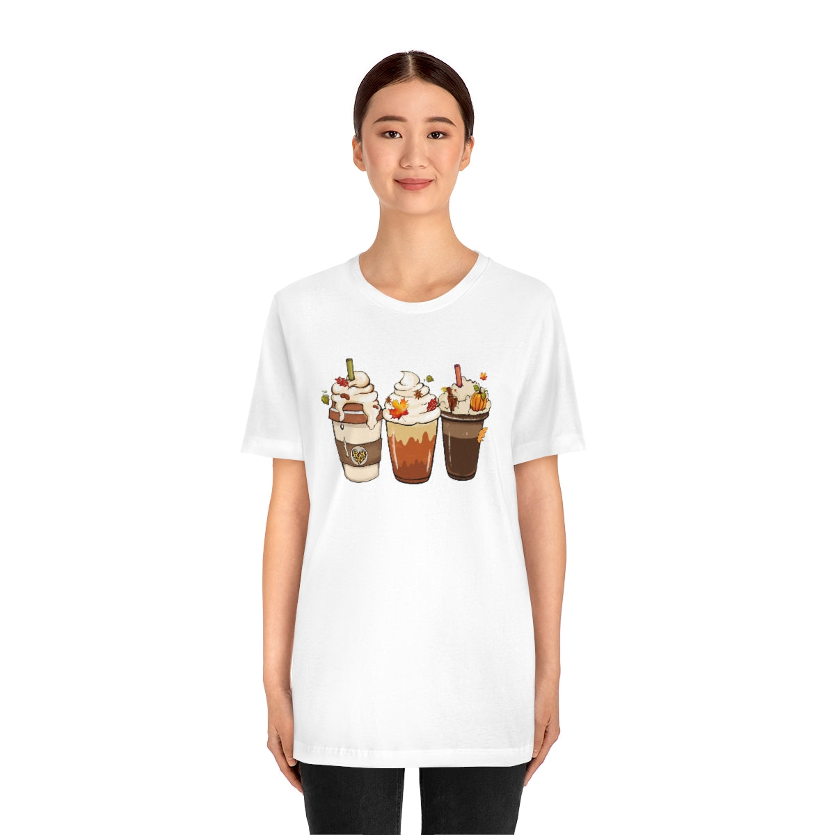 Fall Coffee Lover Unisex Jersey Short Sleeve Tee
