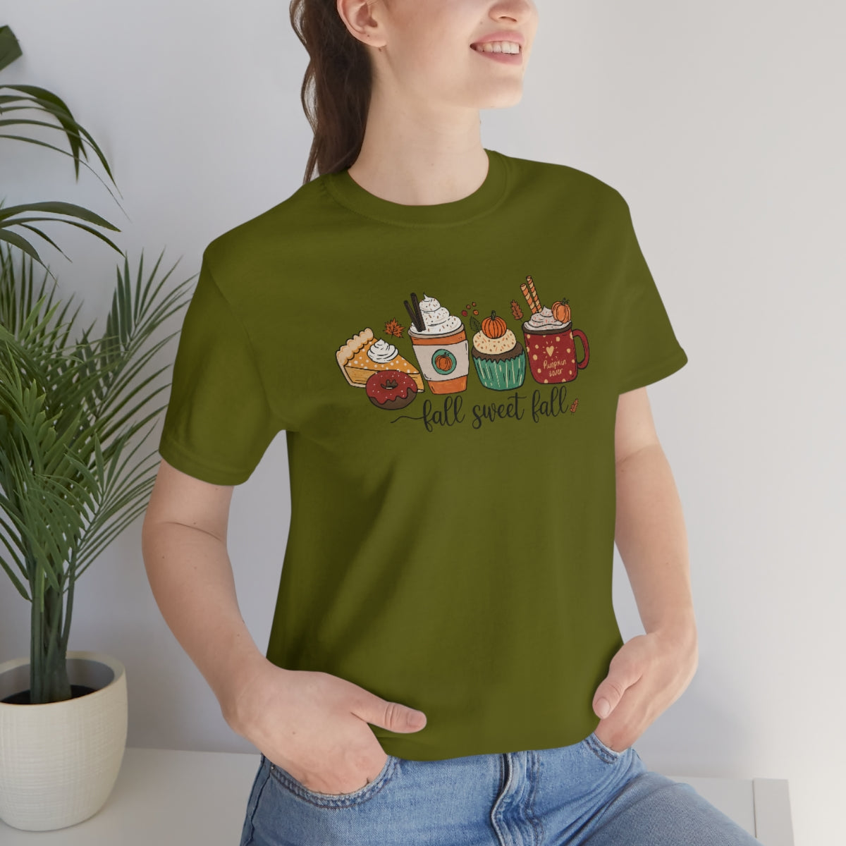 Fall Sweet Fall Coffee Lover Unisex Jersey Short Sleeve Tee
