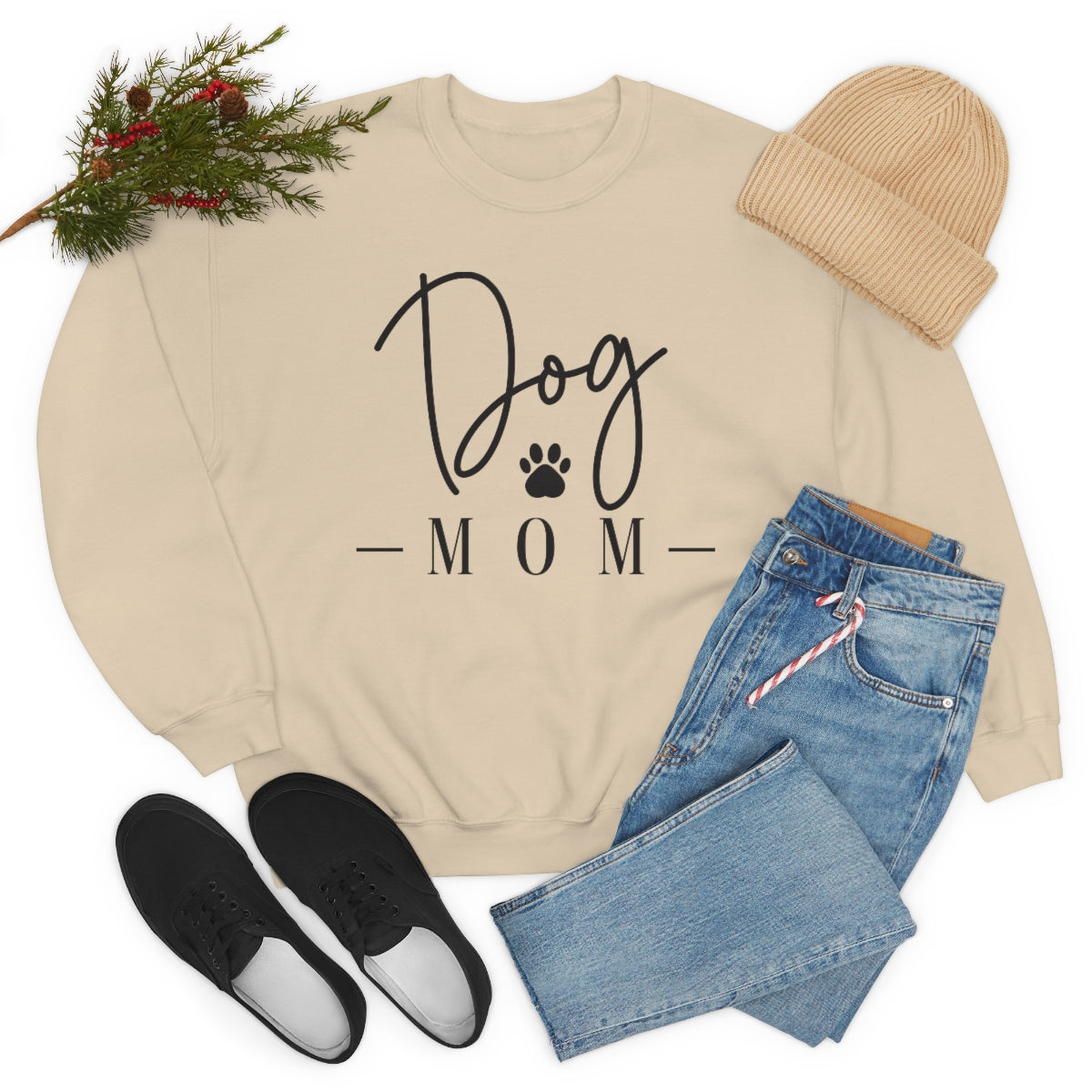 Dog Mom Sweatshirt, Women's Adult Sweatshirt, Dog Mom Shirt, Dog Mom Gift, Dog Mom Shirt for Women, Unisex