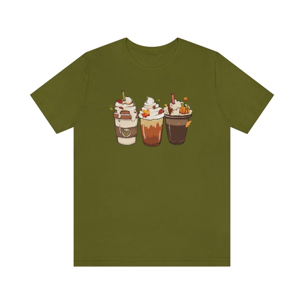 Fall Coffee Lover Unisex Jersey Short Sleeve Tee