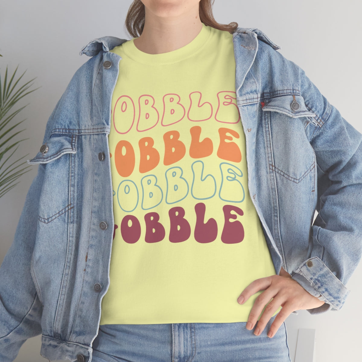 Gobble Gobble Thanksgiving Shirt, Thanksgiving Tee, Thanksgiving, Retro Shirt, Groovy Text Shirt, Gifts for Anyone