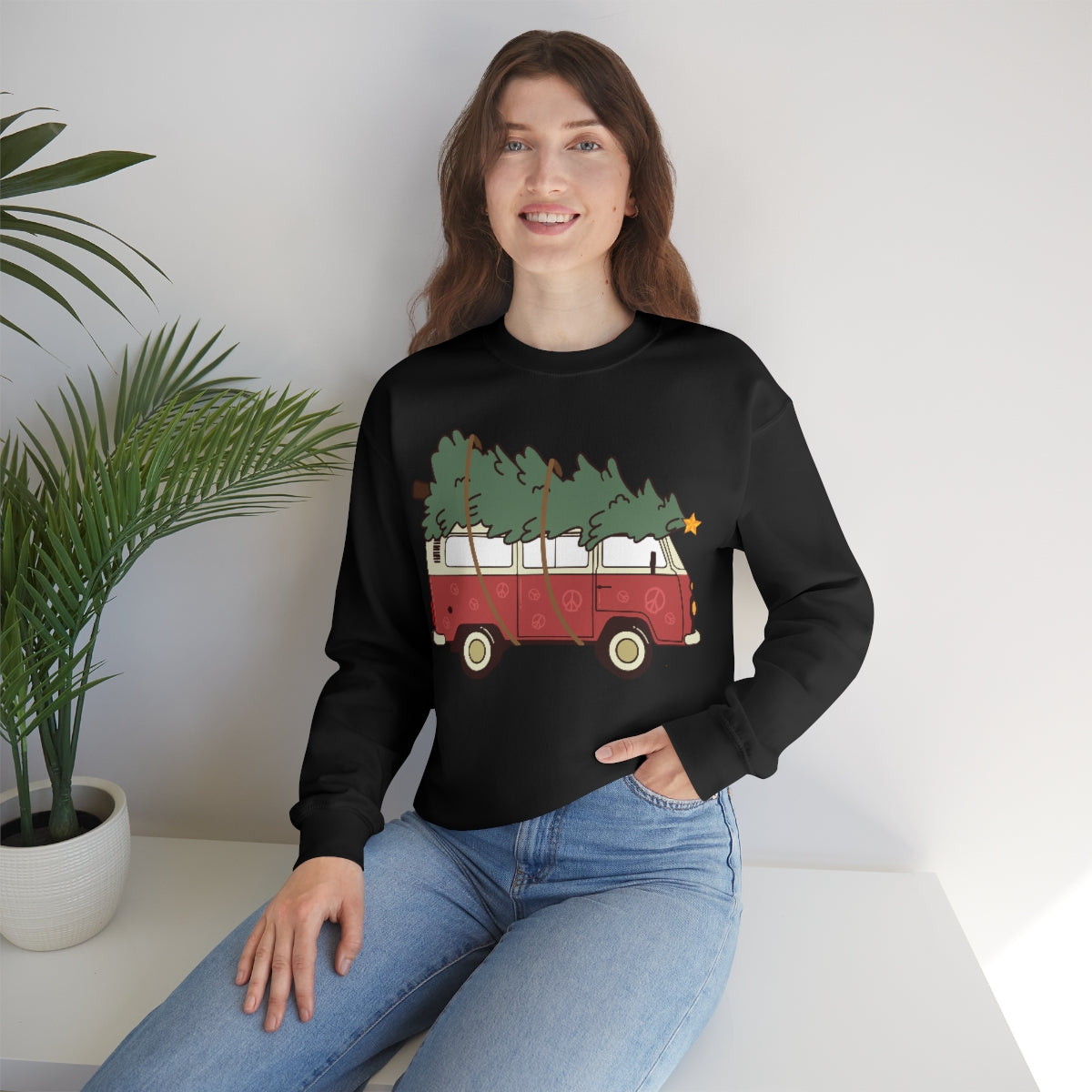 Christmas Tree Sweatshirt, Unisex Adult Hoodie, Merry Xmas Crew, Gifts for Her, Gifts For Him, Winter Sweatshirt