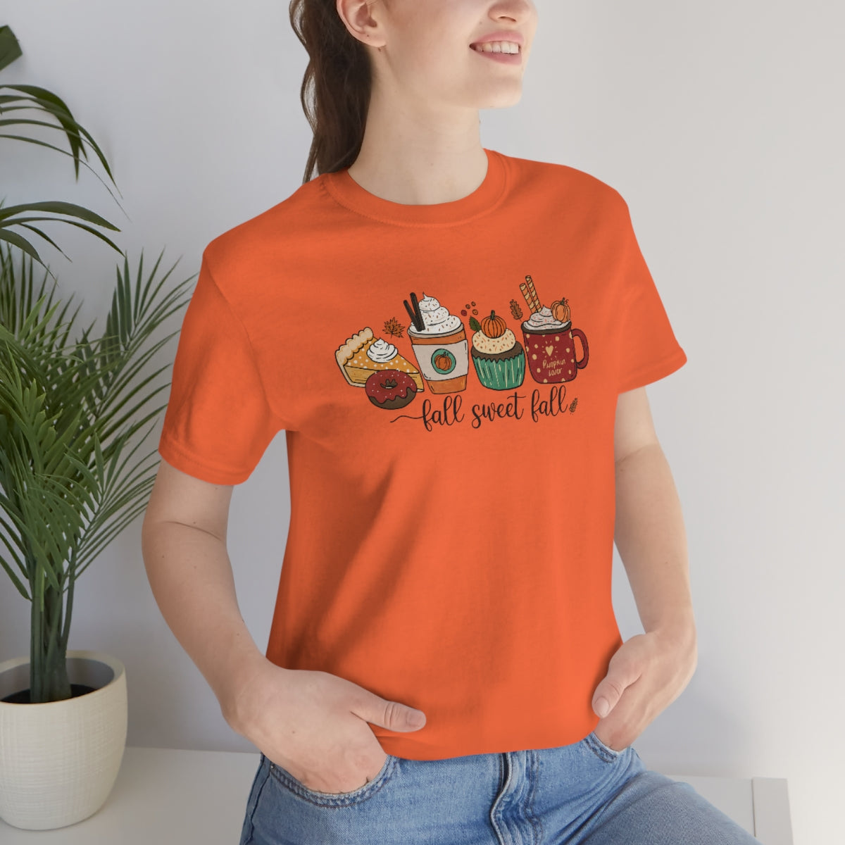 Fall Sweet Fall Coffee Lover Unisex Jersey Short Sleeve Tee