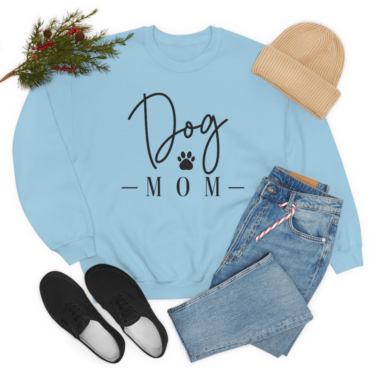 Dog Mom Sweatshirt, Women's Adult Sweatshirt, Dog Mom Shirt, Dog Mom Gift, Dog Mom Shirt for Women, Unisex