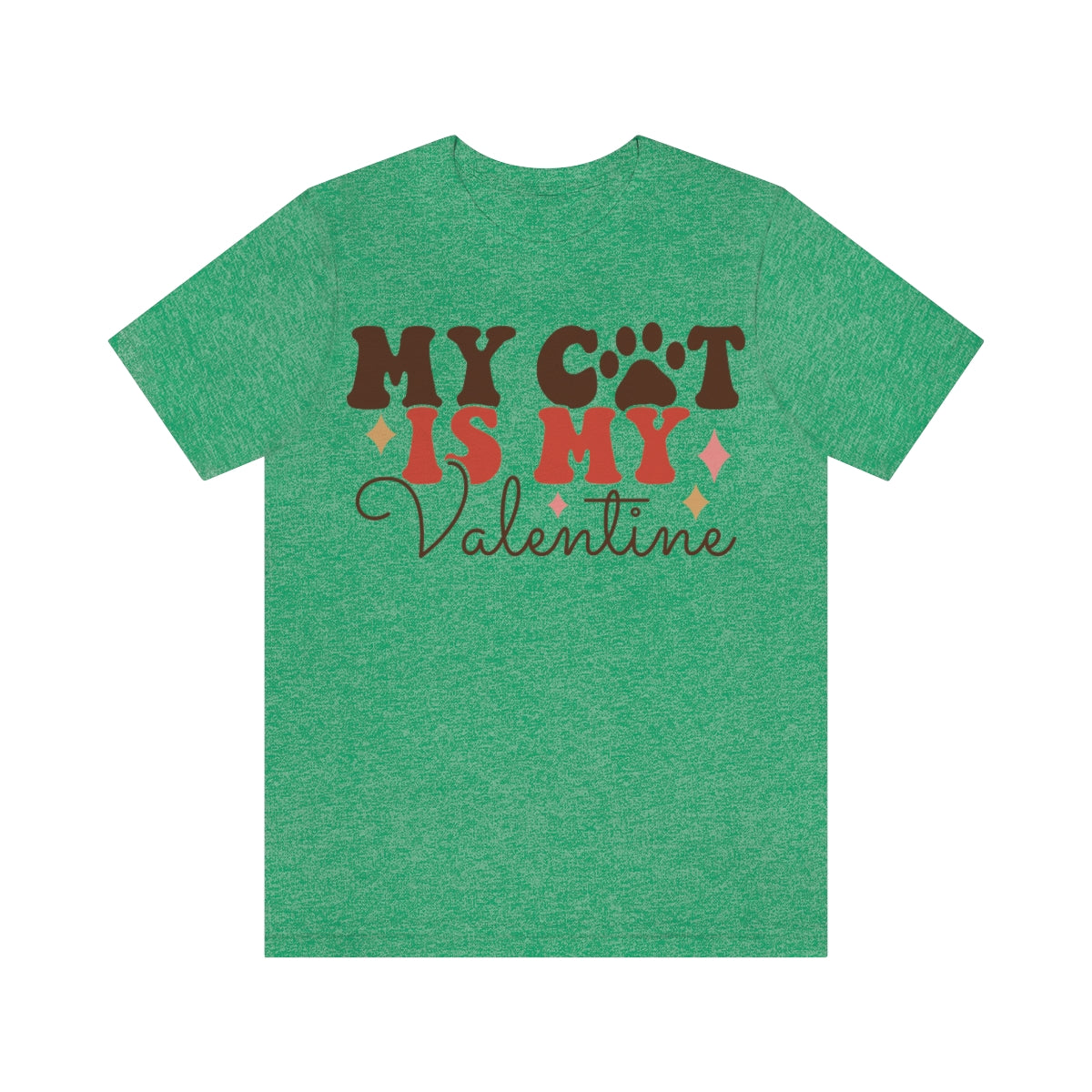 Valentine's T-Shirt, Cat Parent Shirt, Cat Lover, Cat, Kitten, Tee for Cat Moms, Gifts for Her, Gifts for Him, Cat Dad