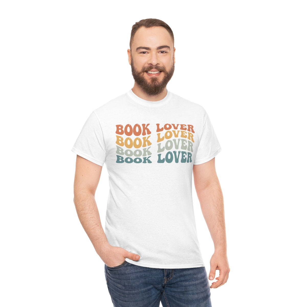 Book Lover Unisex Heavy Cotton Tee Gift Idea