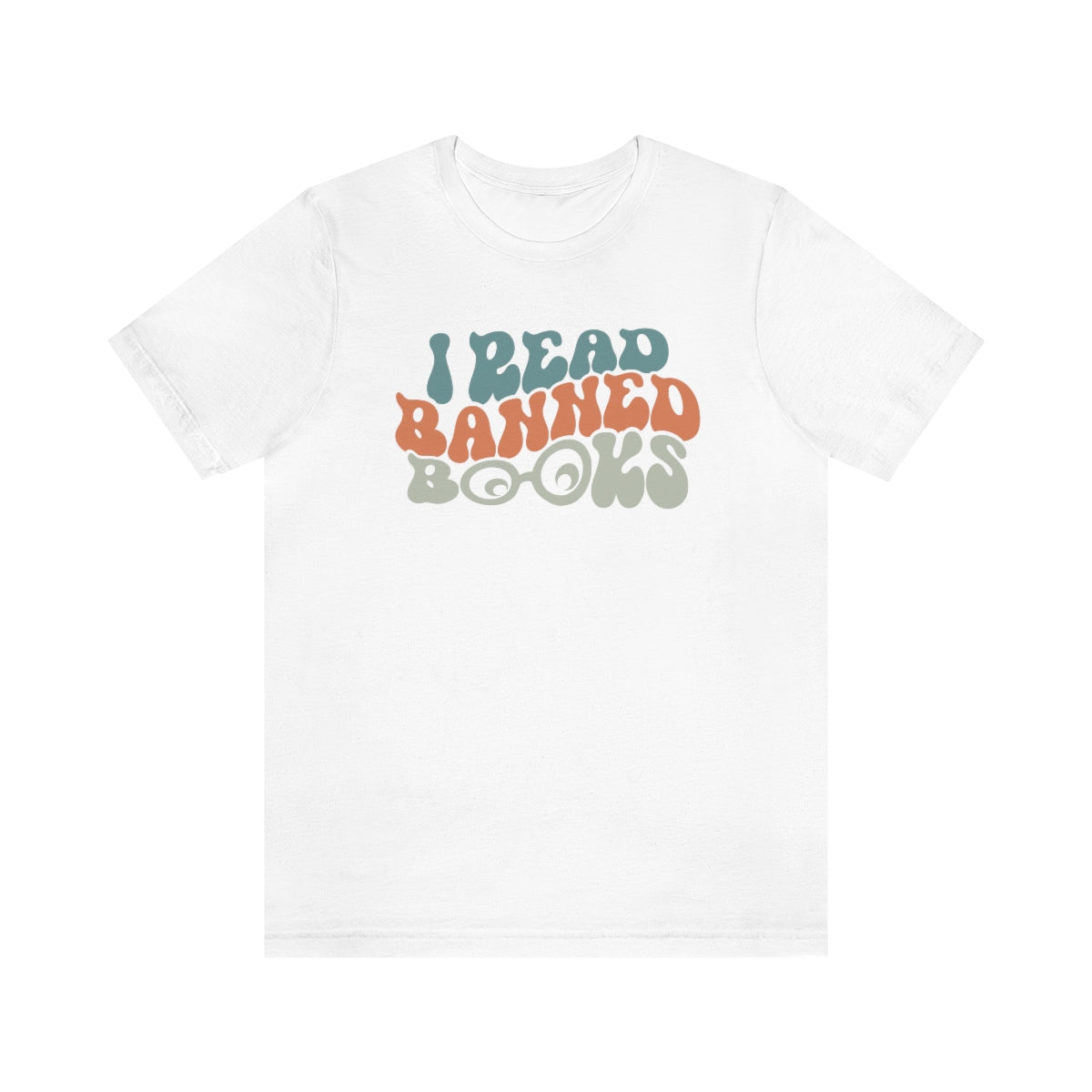 I read banned books groovy Unisex Jersey Short Sleeve Tee gift idea