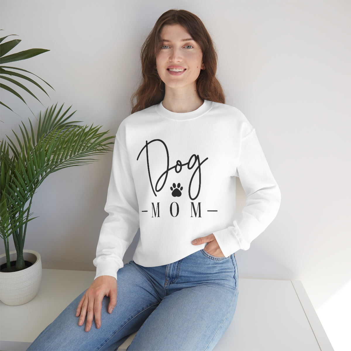 Dog Mom Sweatshirt, Women's Adult Sweatshirt, Dog Mom Shirt, Dog Mom Gift, Dog Mom Shirt for Women, Unisex