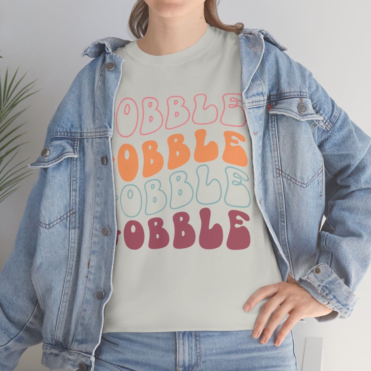 Gobble Gobble Thanksgiving Shirt, Thanksgiving Tee, Thanksgiving, Retro Shirt, Groovy Text Shirt, Gifts for Anyone
