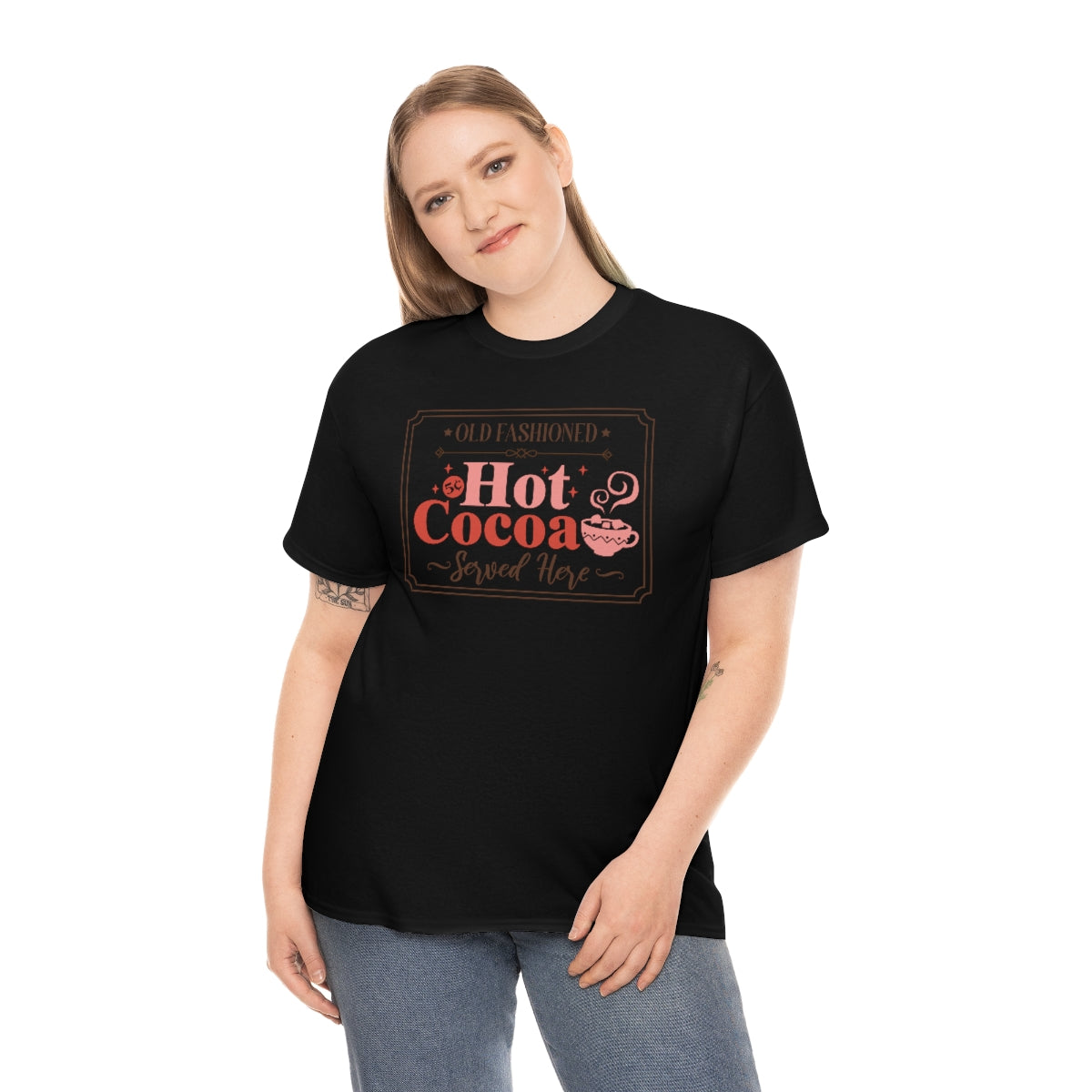 Hot Chocolate T-Shirt, Christmas, Coffee Lover, Holiday, Xmas tee, Cute T-shirt, Trendy Tee, Retro Shirt, Matching Shirt