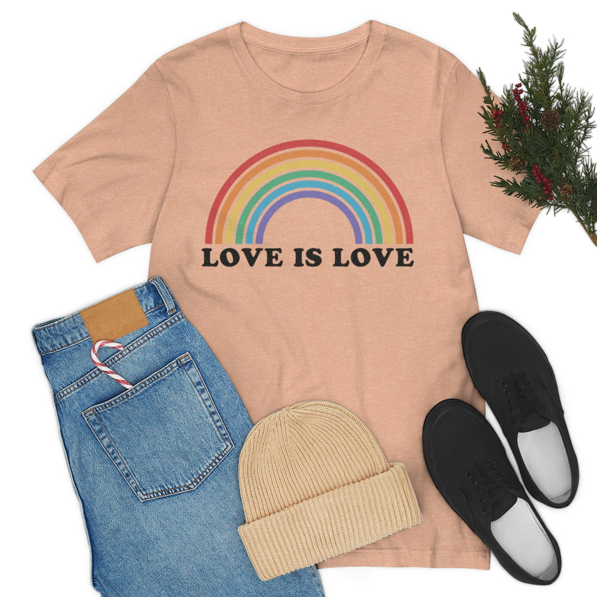 Love is Love, Pride T-Shirt, Trendy Tee, Gay Pride, Pride Tee, Pride, Gay, Love Tee, Gift for them, Gift for Her, Gift for Him