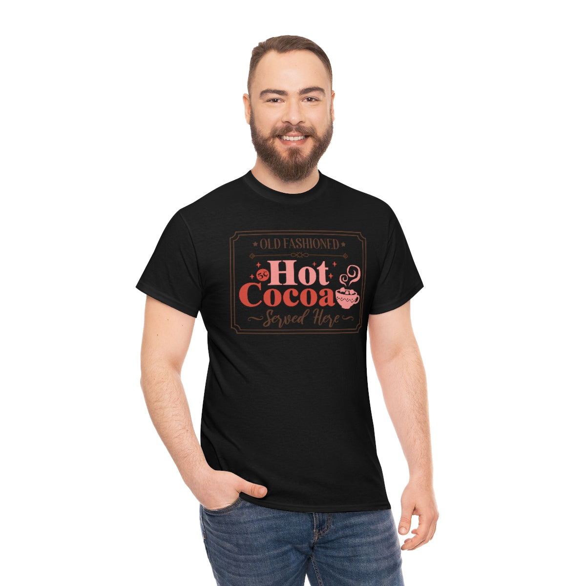 Hot Chocolate T-Shirt, Christmas, Coffee Lover, Holiday, Xmas tee, Cute T-shirt, Trendy Tee, Retro Shirt, Matching Shirt
