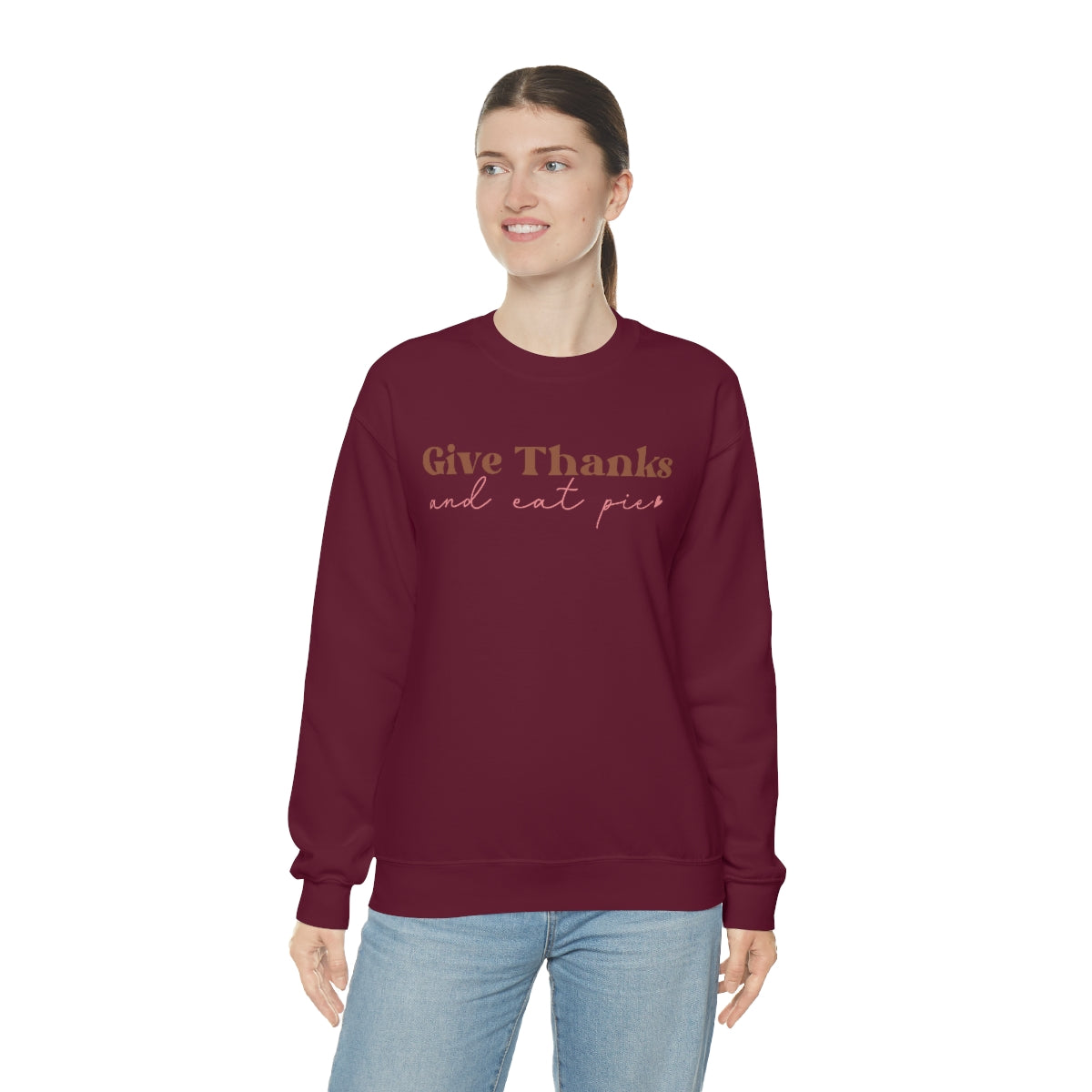 Give Thanks, Women's Sweatshirt, Thanksgiving Gifts, Gifts for Women, Give Thanks Sweatshirt, Thanksgiving Shirt