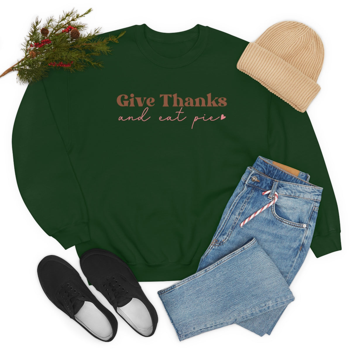 Give Thanks, Women's Sweatshirt, Thanksgiving Gifts, Gifts for Women, Give Thanks Sweatshirt, Thanksgiving Shirt