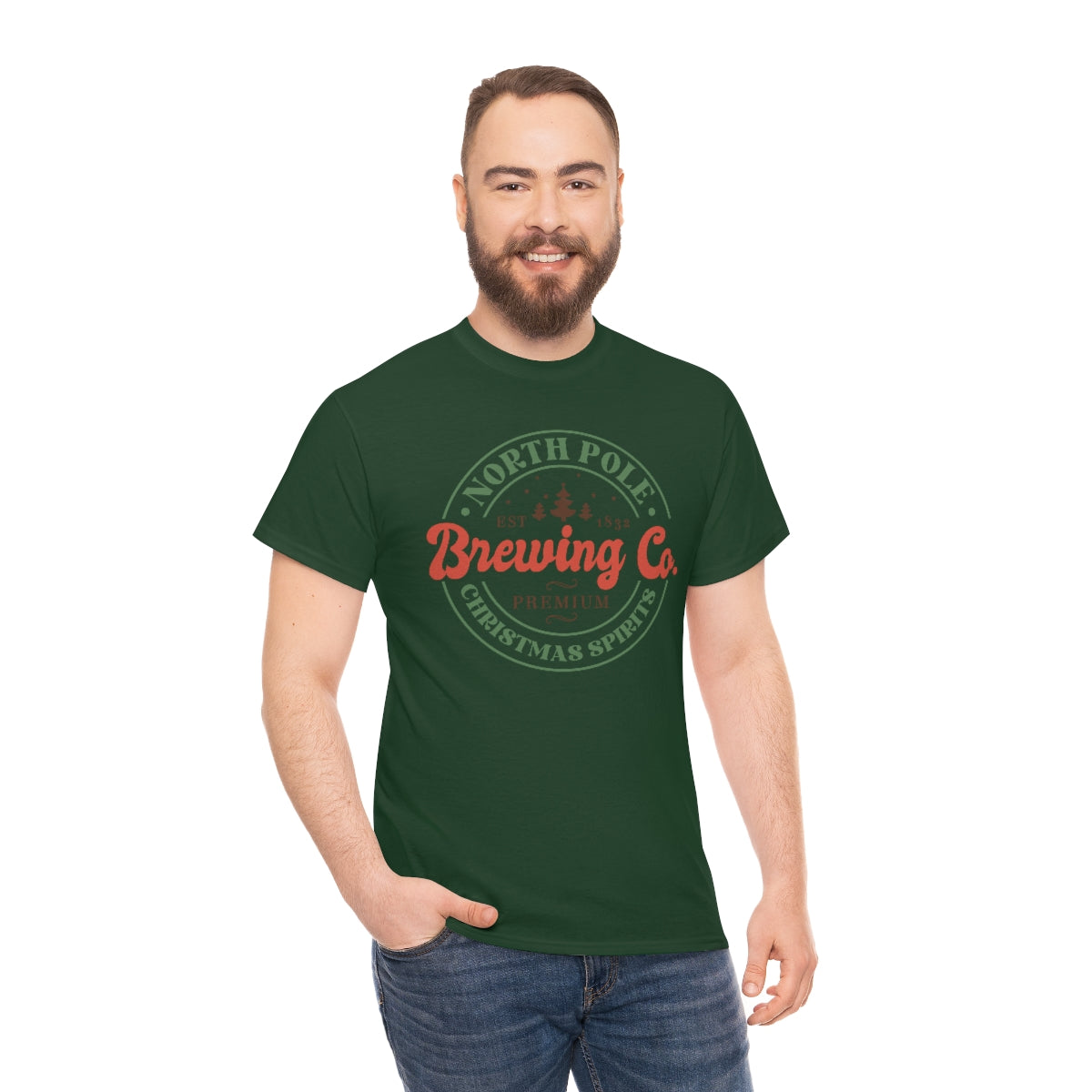 North Pole Brewing, Christmas Tee, X-mas TShirt, Unisex, Holiday Tee, Gift for Her, Gift for Him, Cute Shirt, Christmas, Holiday