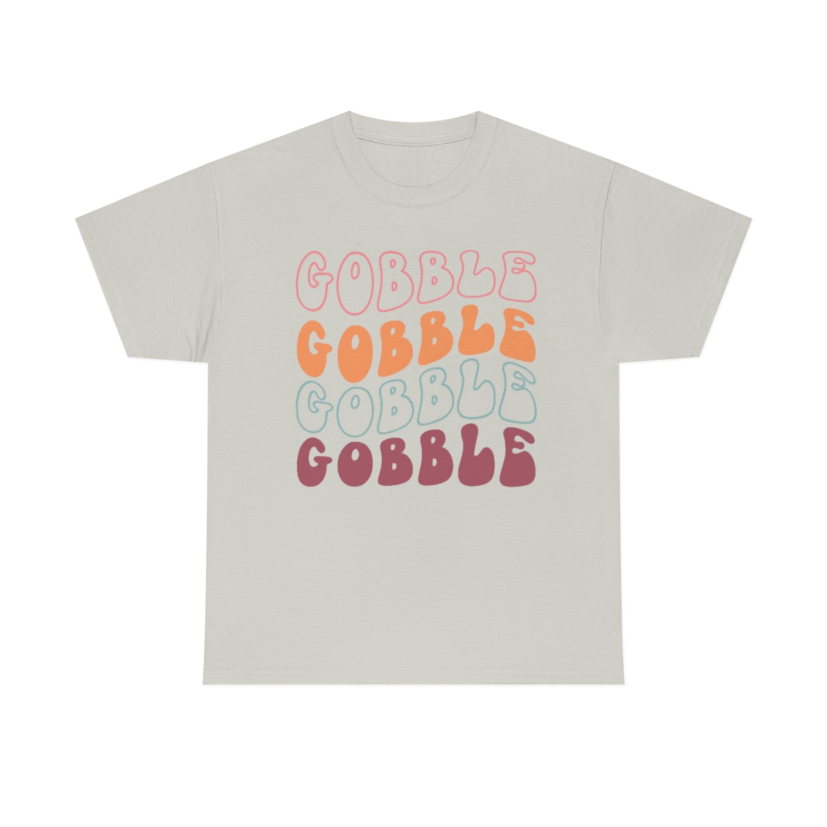Gobble Gobble Thanksgiving Shirt, Thanksgiving Tee, Thanksgiving, Retro Shirt, Groovy Text Shirt, Gifts for Anyone