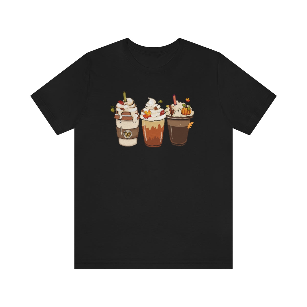 Fall Coffee Lover Unisex Jersey Short Sleeve Tee