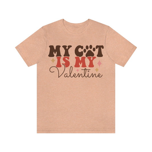 Valentine's T-Shirt, Cat Parent Shirt, Cat Lover, Cat, Kitten, Tee for Cat Moms, Gifts for Her, Gifts for Him, Cat Dad