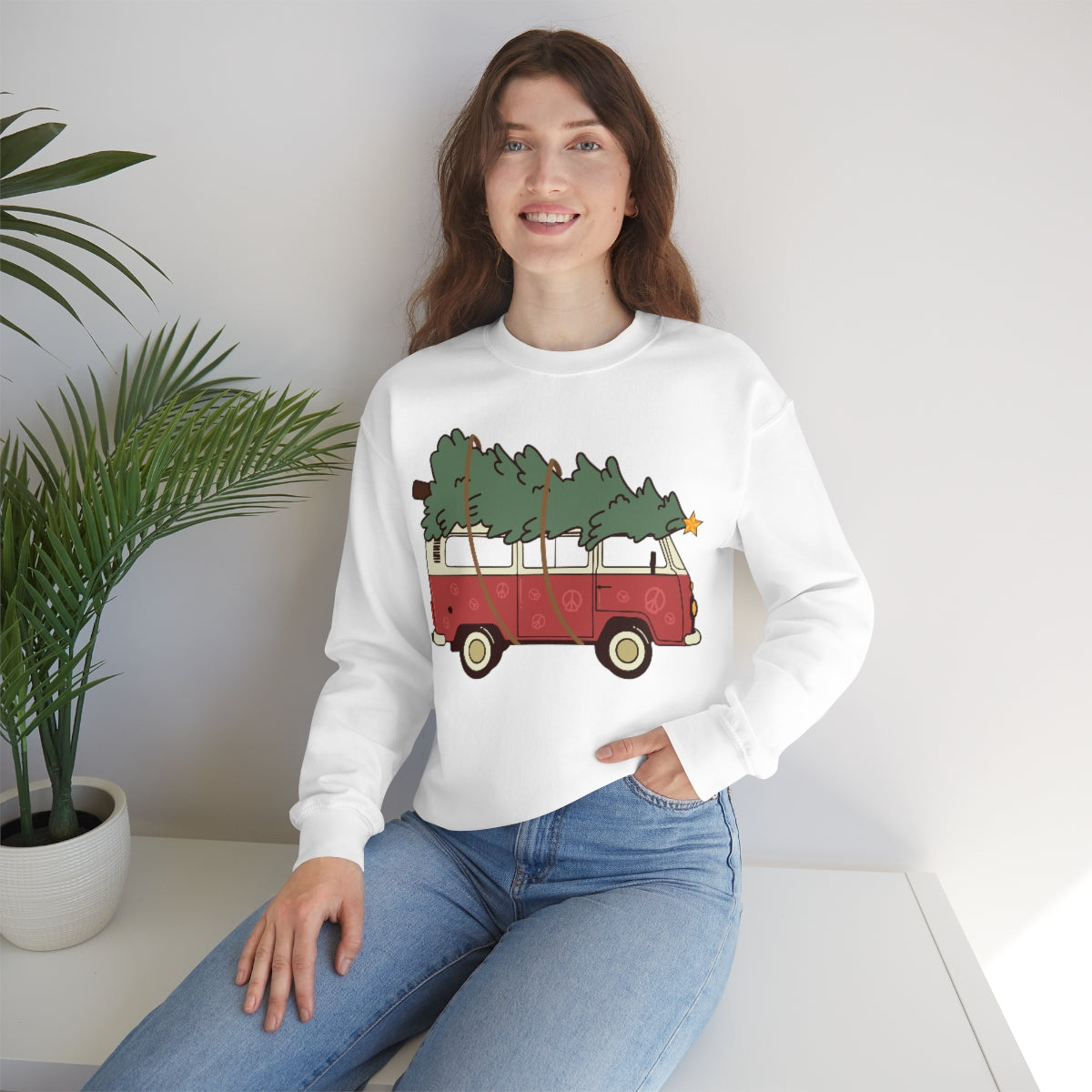 Christmas Tree Sweatshirt, Unisex Adult Hoodie, Merry Xmas Crew, Gifts for Her, Gifts For Him, Winter Sweatshirt