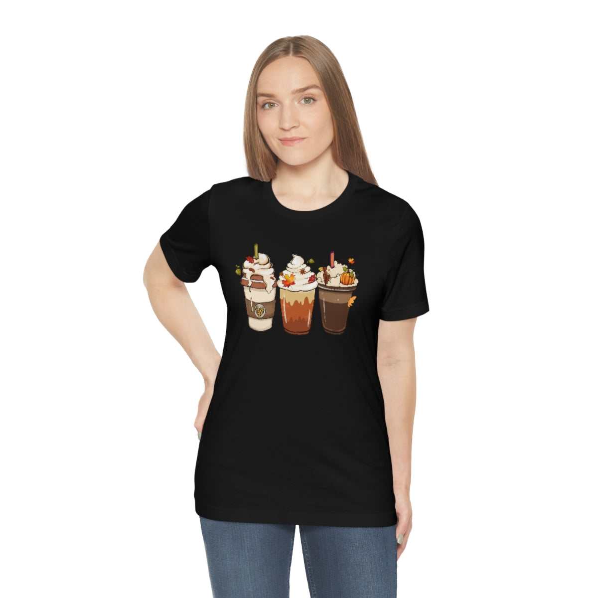 Fall Coffee Lover Unisex Jersey Short Sleeve Tee