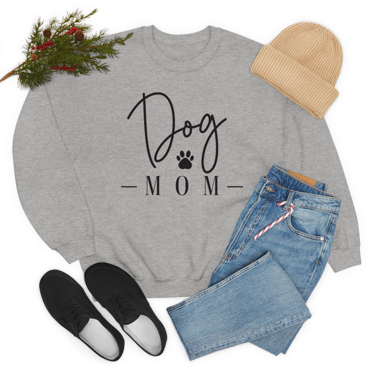Dog Mom Sweatshirt, Women's Adult Sweatshirt, Dog Mom Shirt, Dog Mom Gift, Dog Mom Shirt for Women, Unisex